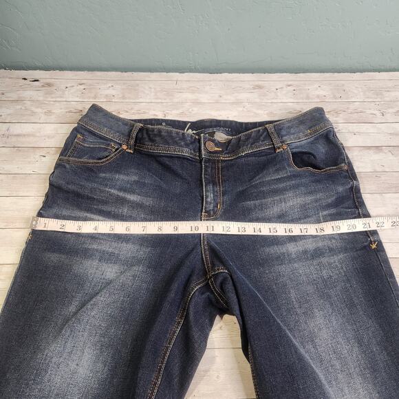 Lane Bryant Genius Fit Mid Rise Capri Jeans Size 18 - Picture 7 of 9